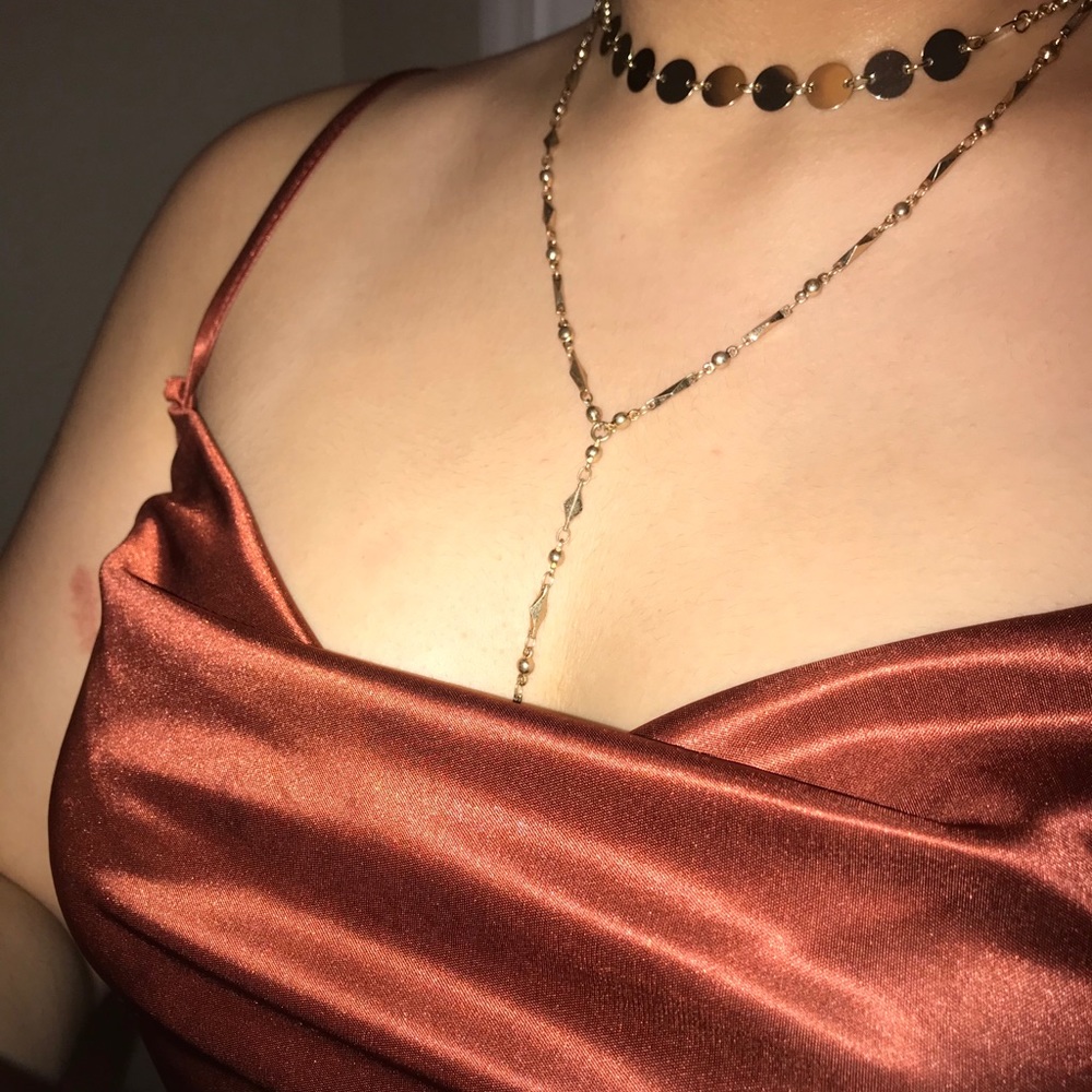 Two piece choker and necklace